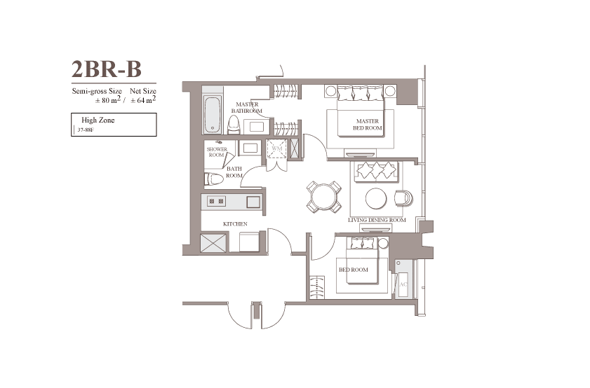 BRANZ-MK_UnitPlan-2BR-B